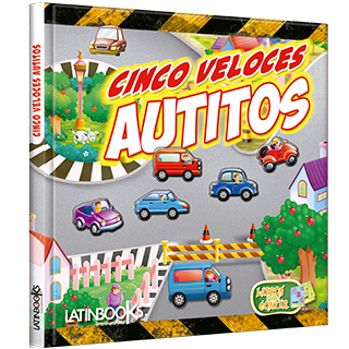 Cinco veloces autitos