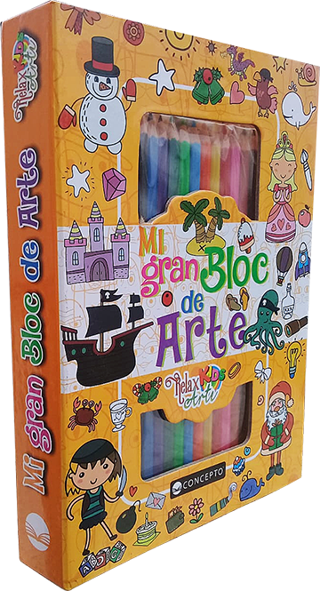Mi gran block de arte - Naranja
