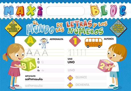 Maxi Bloc, el mundo de las letras y los números