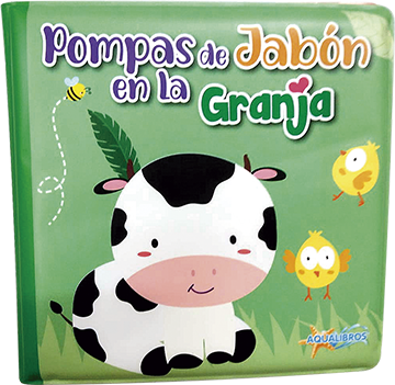 Pompas de jabón en la granja