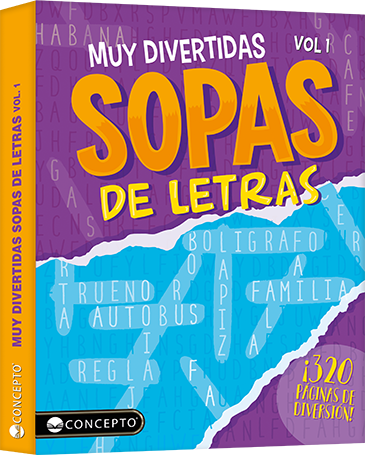 Muy divertidas sopas de letras - Jumbo - Volumen 1