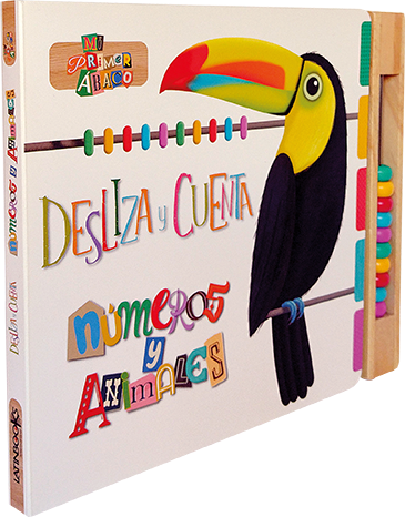 Desliza y cuenta, números y animales